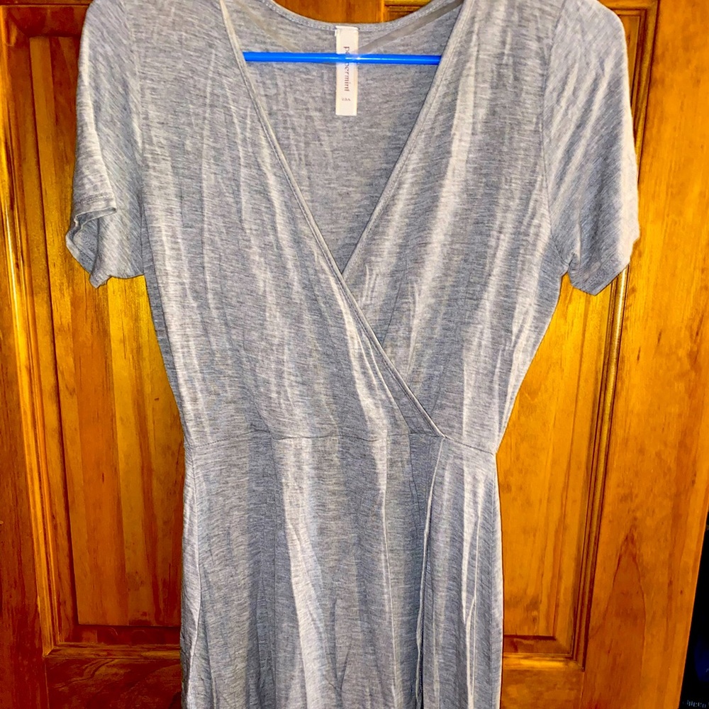 Boutique surplice wrap soft dress